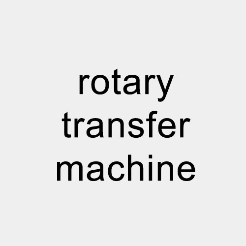 Rotary transfer machine